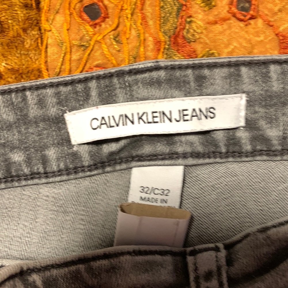 Calvin Klein grey jeans